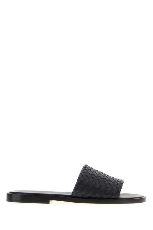 Bottega Veneta Elio Slide — Black