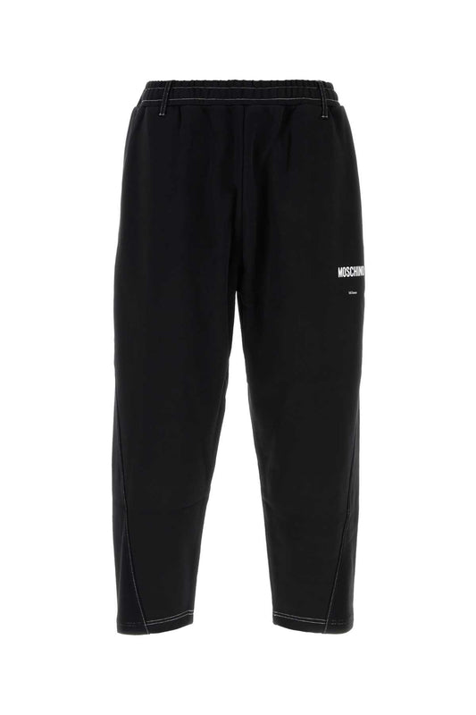 Moschino Cotton Joggers — Black