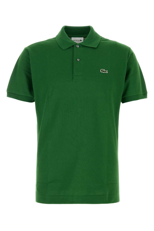 Lacoste Piquet Cotton Polo Shirt — Green