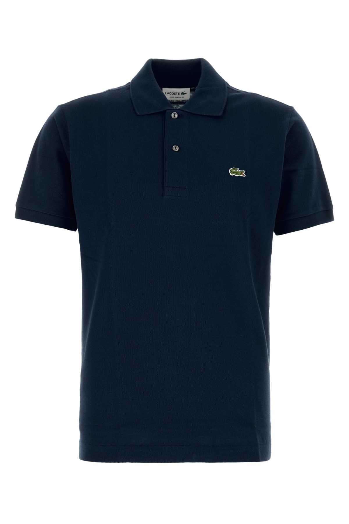 Lacoste Piquet Cotton Polo — Navy