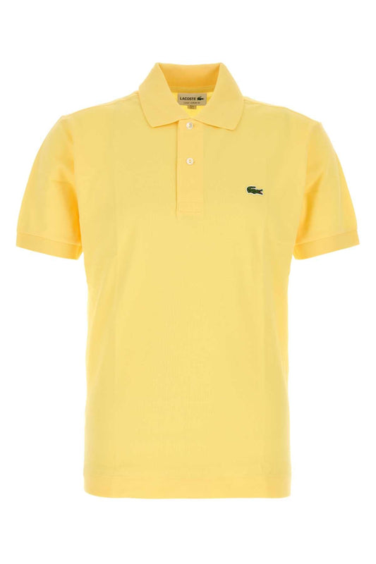 Lacoste Piquet Cotton Polo Shirt — Yellow