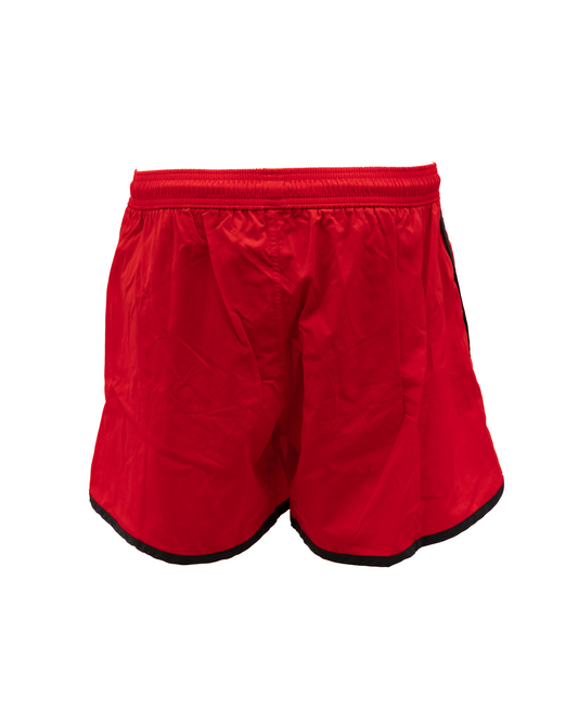 Alexander McQueen Polyamide Swim Shorts — Red