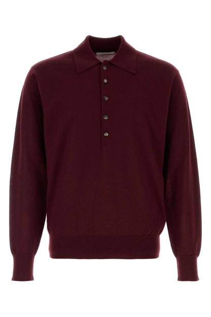 Dries Van Noten Muano Sweater — Wine