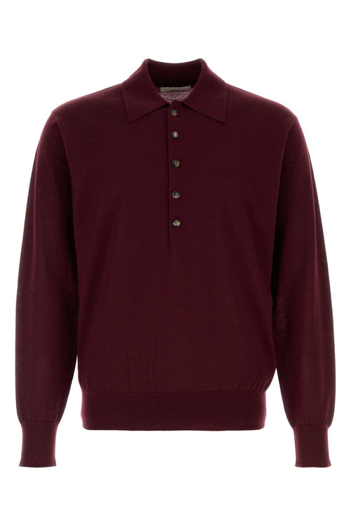 Dries Van Noten Muano Sweater — Wine