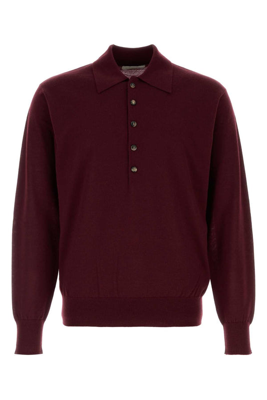 Dries Van Noten Muano Sweater — Wine