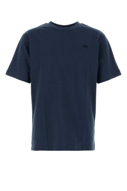 New Balance Cotton T-Shirt — Navy