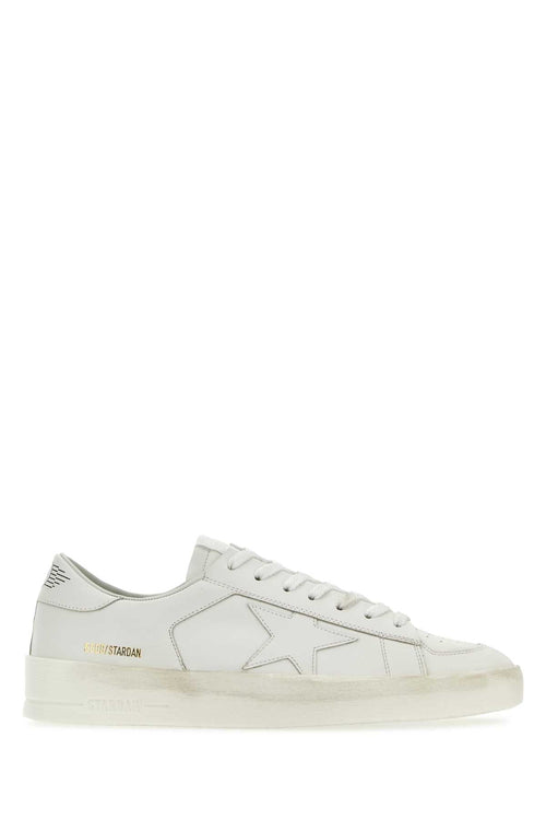 Golden Goose Deluxe Brand Leather Low-Top Sneaker — White