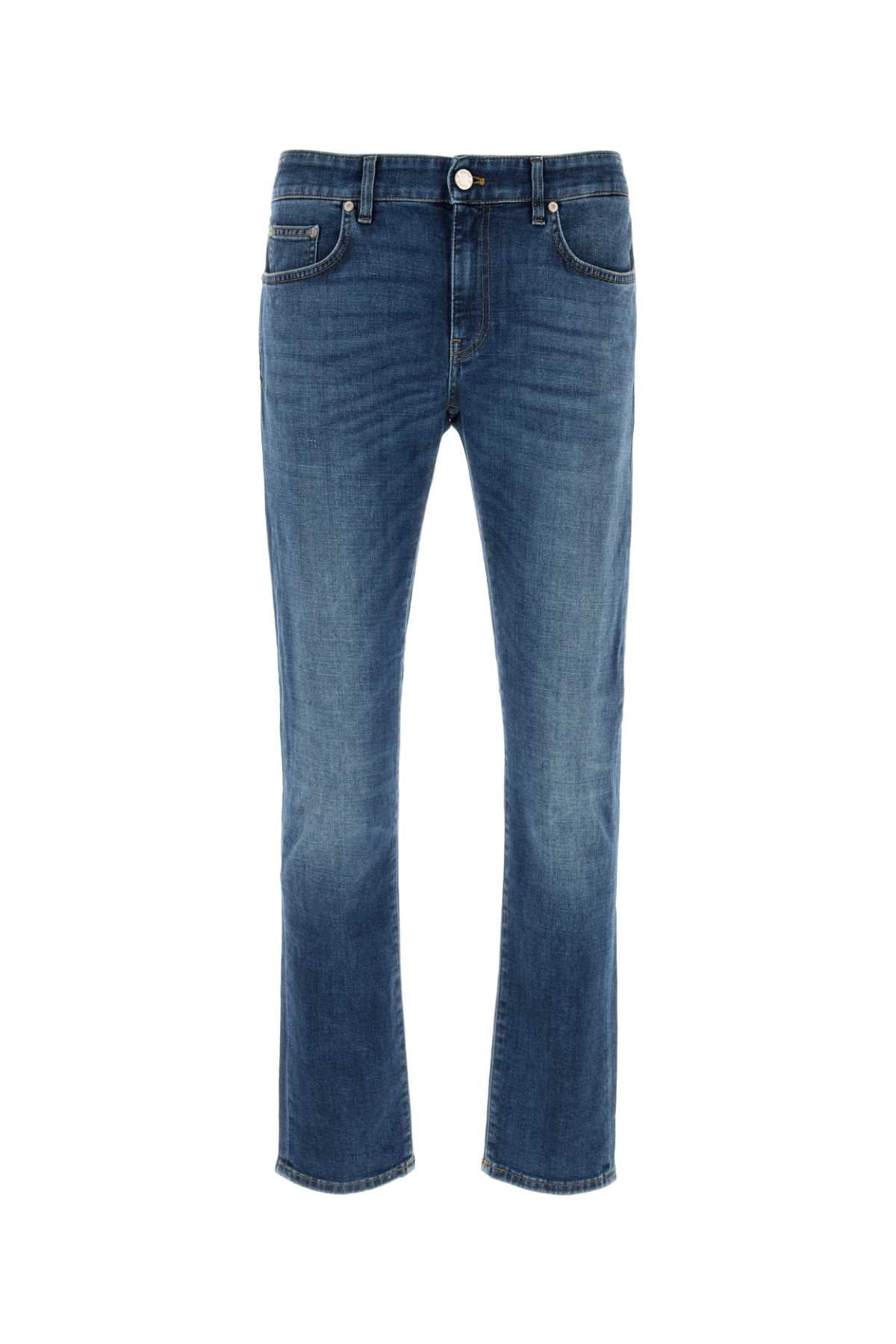Pt Torino Stretch Denim Jeans — Blue