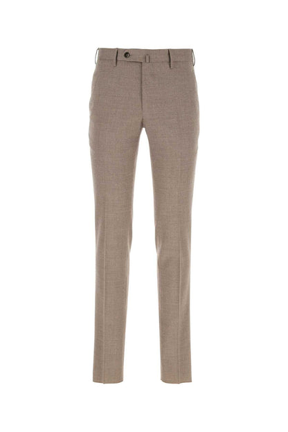 Pt Torino Stretch Virgin Wool Trousers — Gray