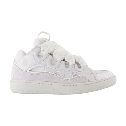 Lanvin Curb Sneaker — White