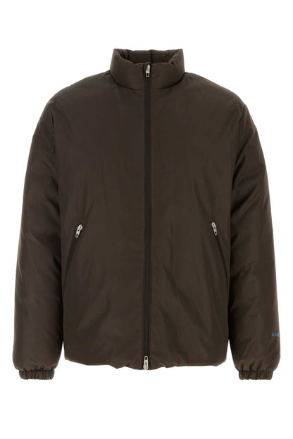 Jil Sander Quilted Puffer Down Jacket — Gray