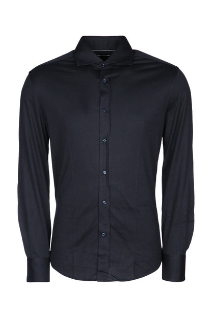 Brunello Cucinelli Cotton Shirt — Navy