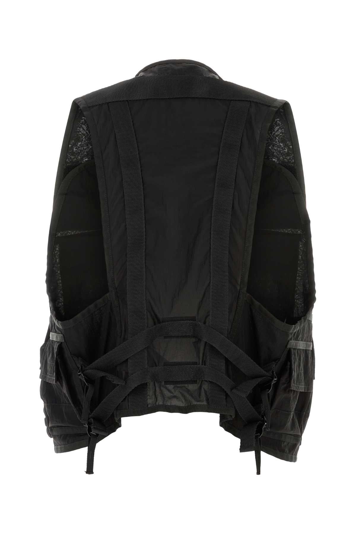 Stone Island Multi-Pocket Nylon Jacket — Black