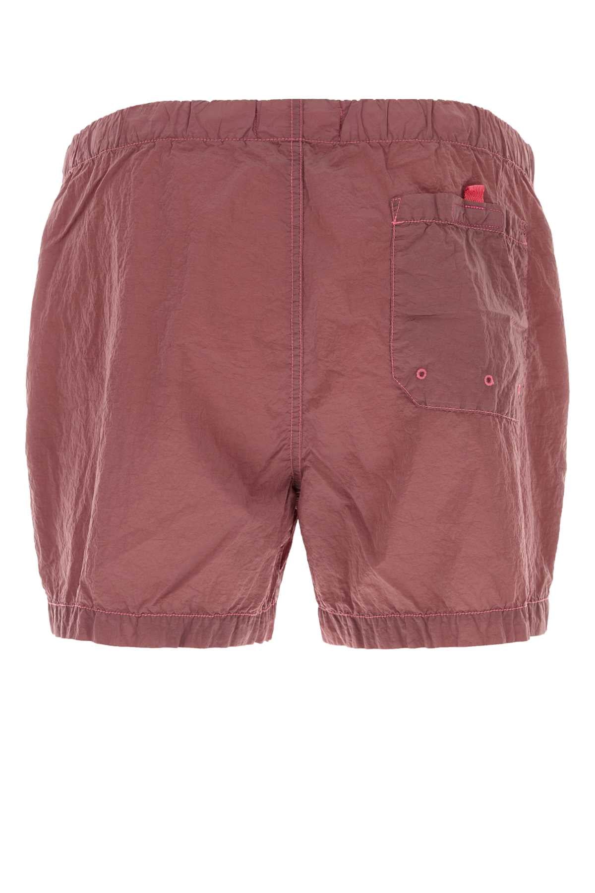 Stone Island Geranium Bermuda Shorts — Pink
