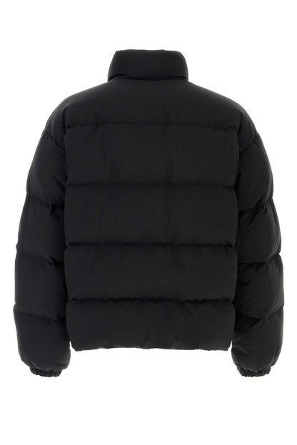 Jil Sander Quilted Nylon Down Jacket — Black