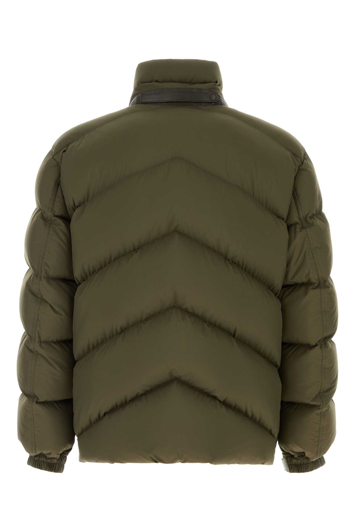Tom Ford Microfiber Down Jacket — Olive Green