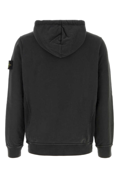 Stone Island Sweater Hoodie — Gray