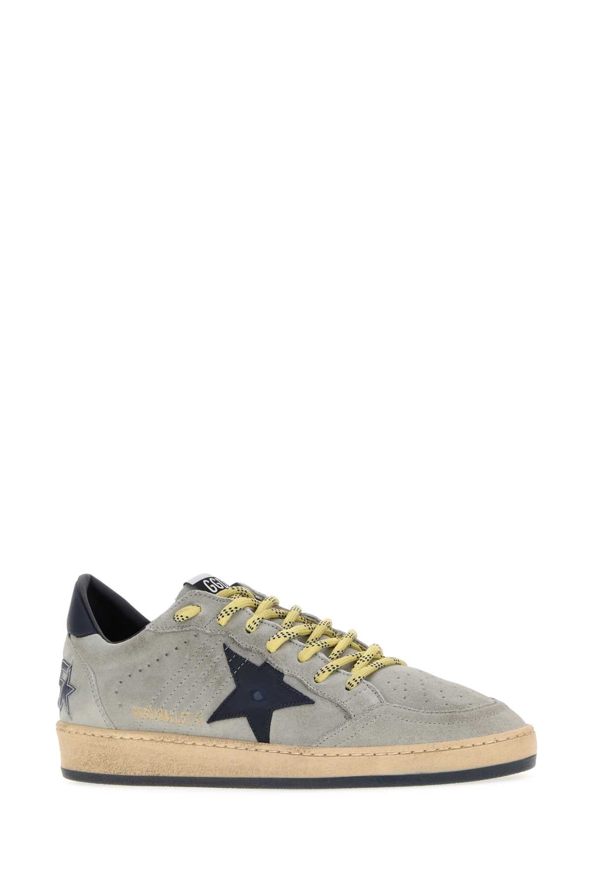 Golden Goose Deluxe Brand Suede Star Sneaker — Gray
