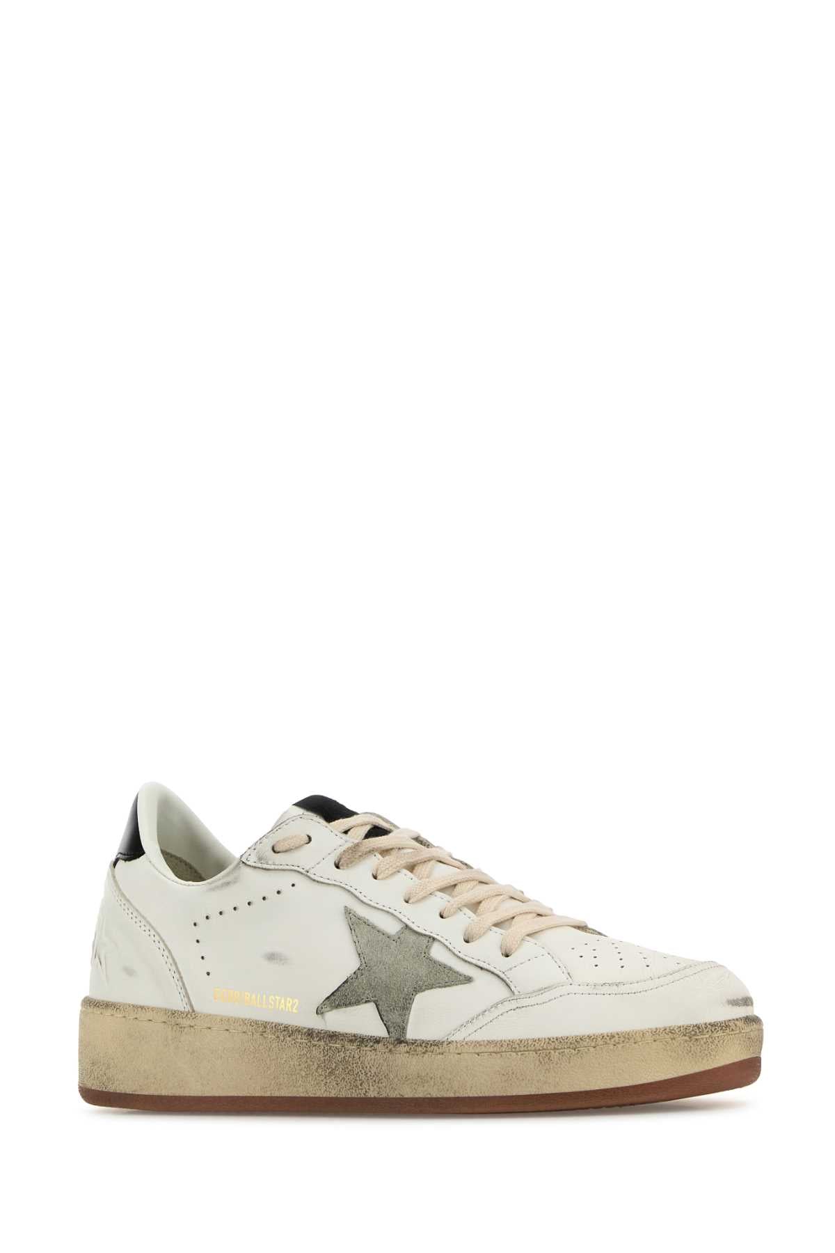 Golden Goose Deluxe Brand Leather Low-Top Sneaker — White