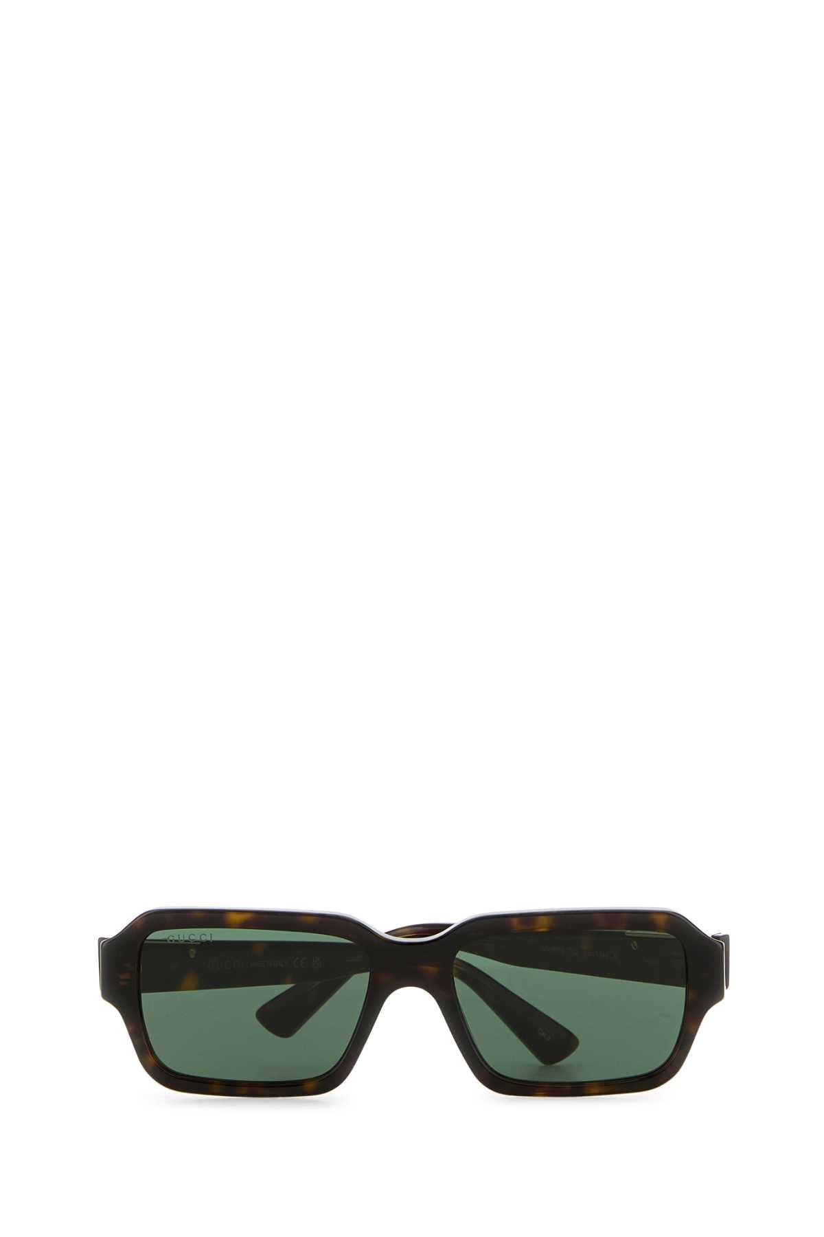 Gucci GG1887S Acetate Square Frame Sunglasses — Brown