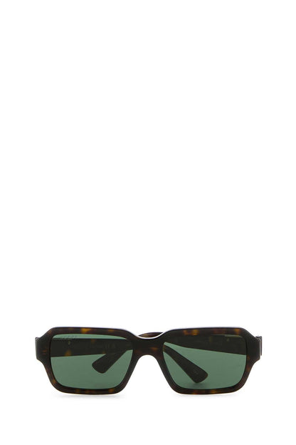 Gucci GG1887S Acetate Square Frame Sunglasses — Brown