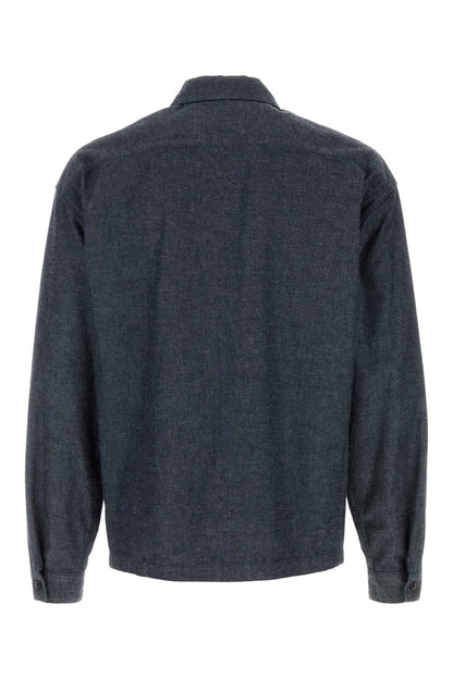 Prada Chambray Shirt — Gray