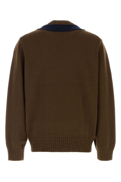 Sacai Knit Sweater — Brown