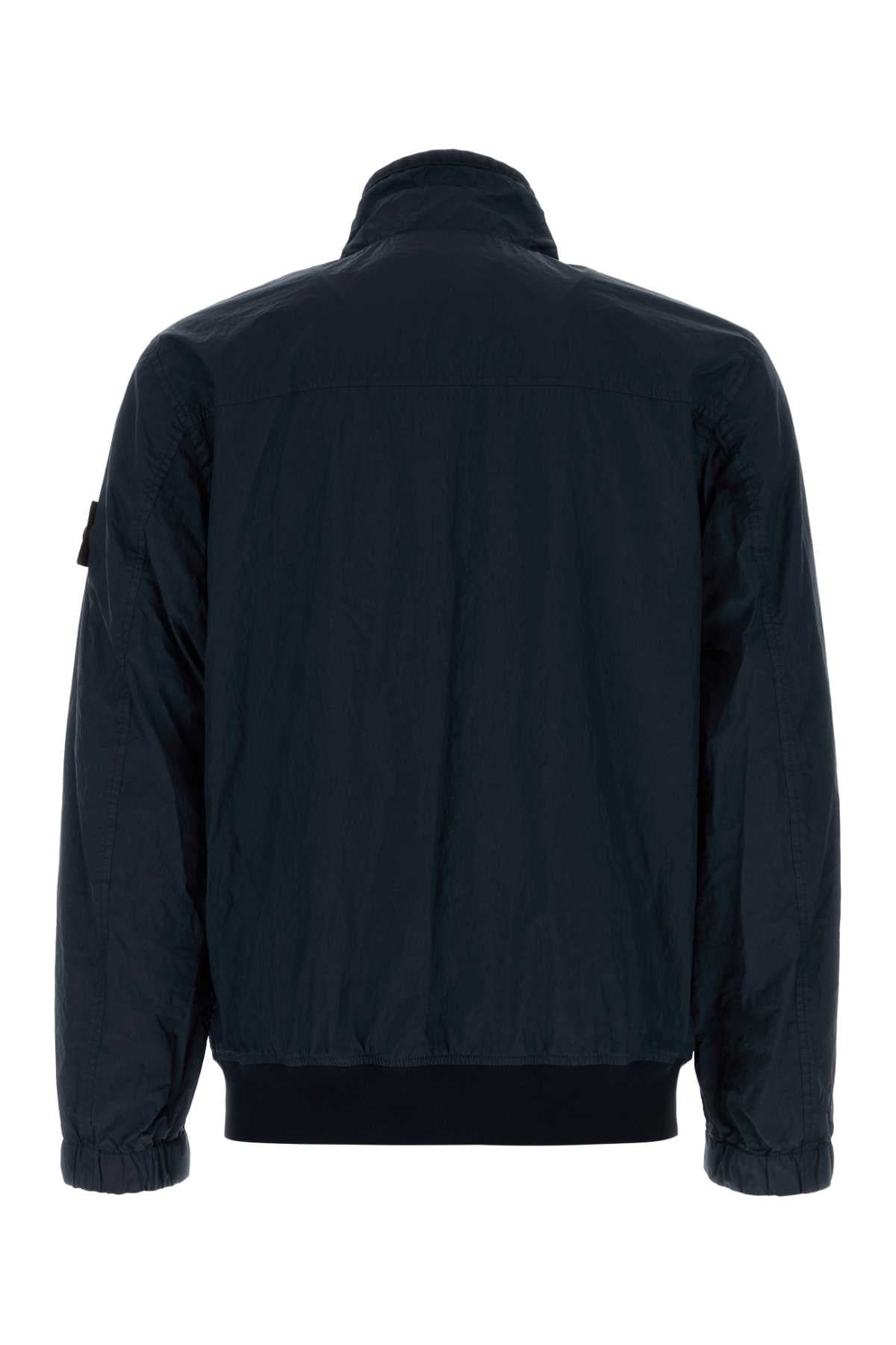 Stone Island Nylon Shell Jacket — Navy