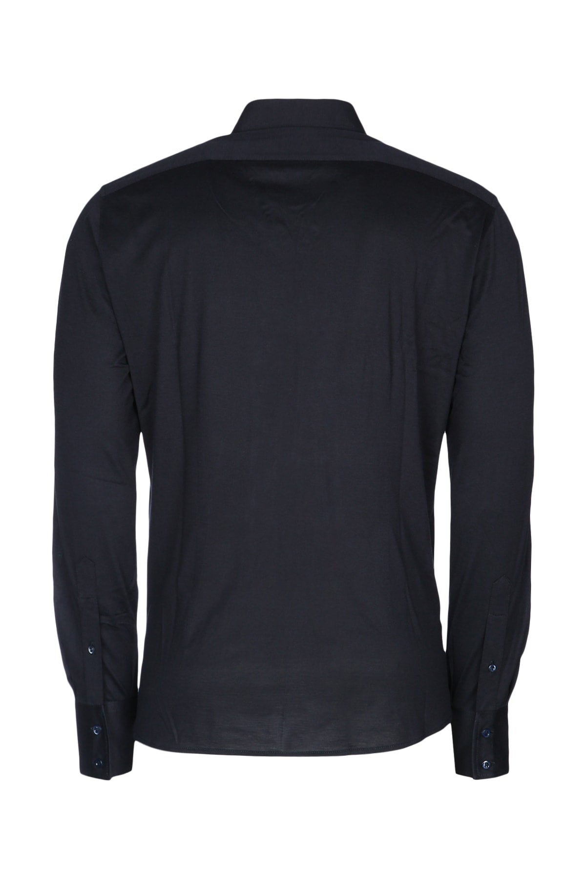 Brunello Cucinelli Cotton Shirt — Navy