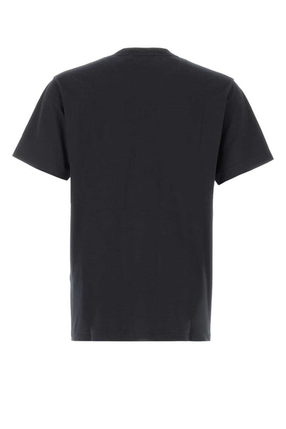 Stone Island Logo-Patch Cotton T-Shirt — Navy