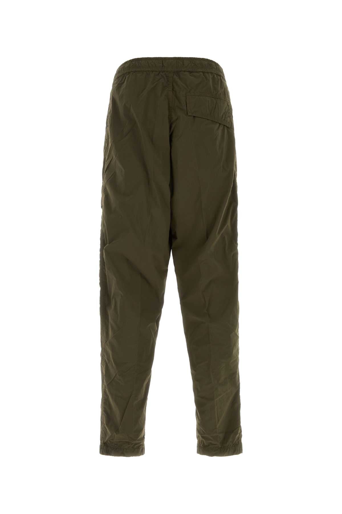 Stone Island Nylon Cargo Cargo Pants — Green