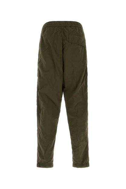 Stone Island Nylon Cargo Cargo Pants — Green