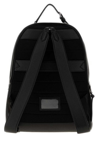 Dolce & Gabbana Pebbled Calf Backpack — Black