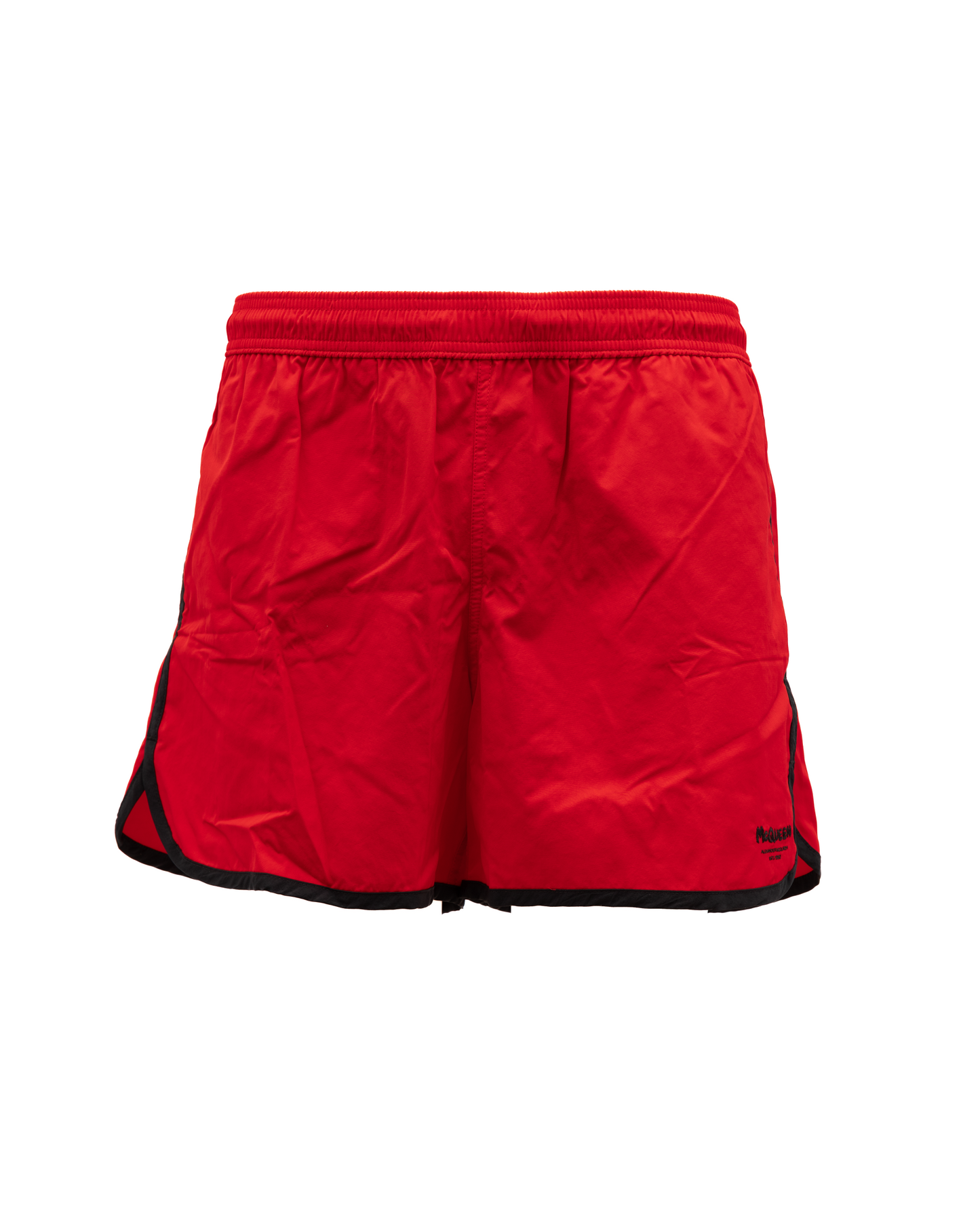 Alexander McQueen Polyamide Swim Shorts — Red