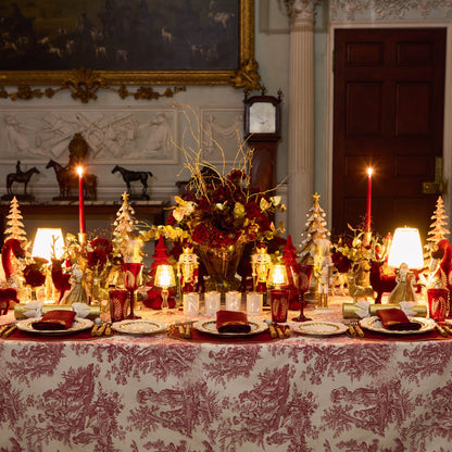 Burgundy Candles (Set of 8)