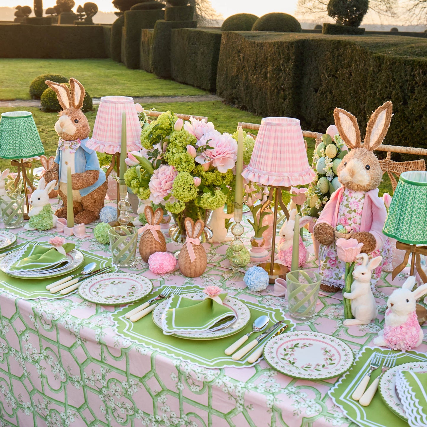 Green Louisa Placemats (Set of 4)