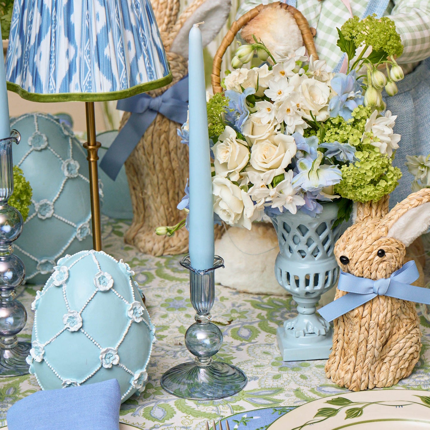 Eden Blue Candle Set