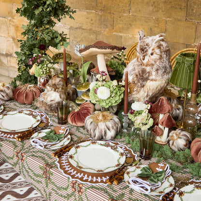 Acorn Garland Dinner & Starter Plates (Set of 8)