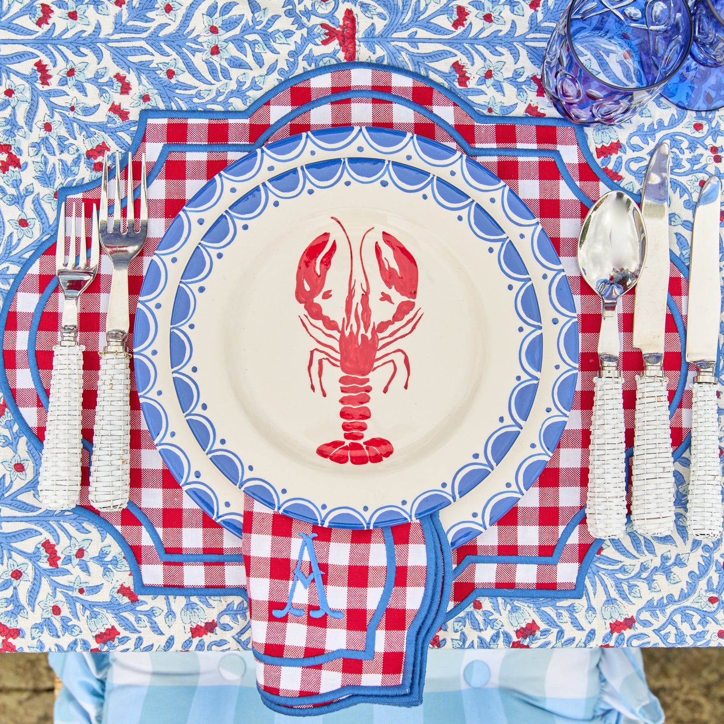 Lobster Dinner & Starter Plates (Set of 8)