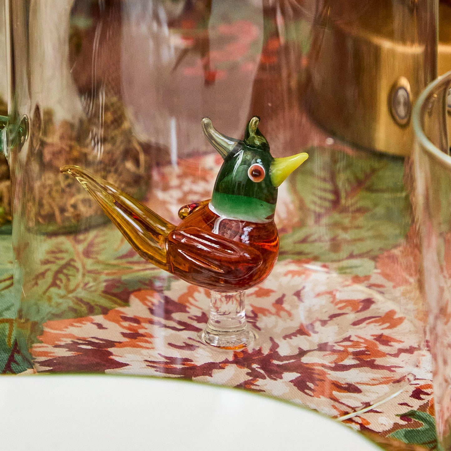 Pheasant Jug & Glasses (Set of 4)