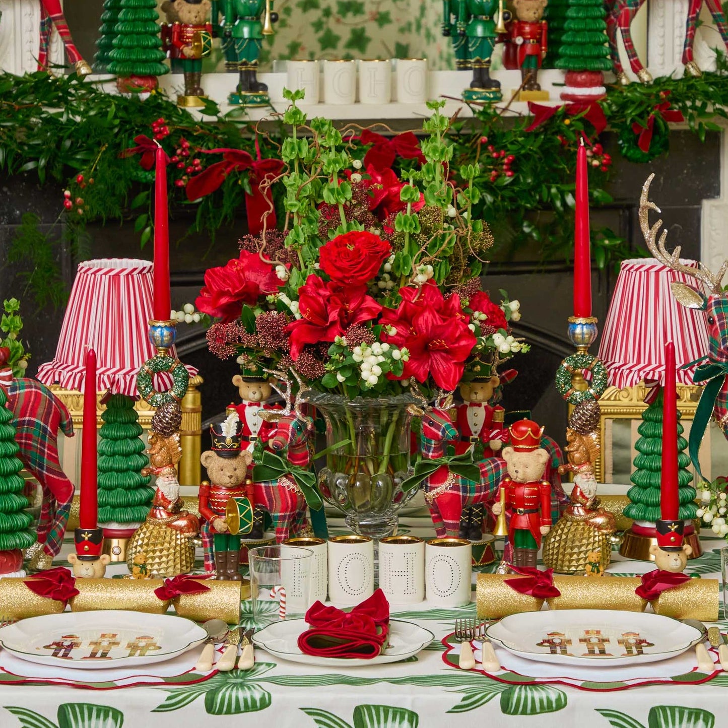Joyous Festive Candle Holders (Pair)