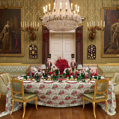 Berry Red Katherine Placemats & Napkins (Set of 4)