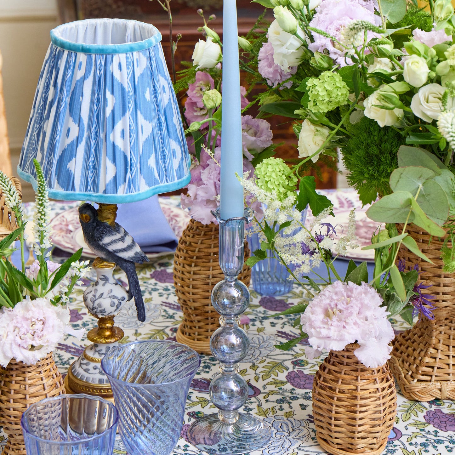 Eden Blue Candle Set