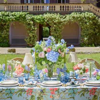 Blue Palm Glassware (Set of 8)