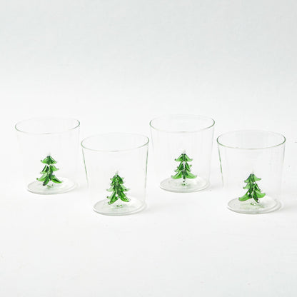 Christmas Tree Glasses (Set of 4)