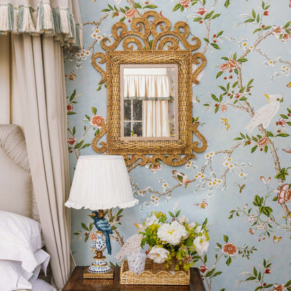 The Small Grand Rattan Mirror