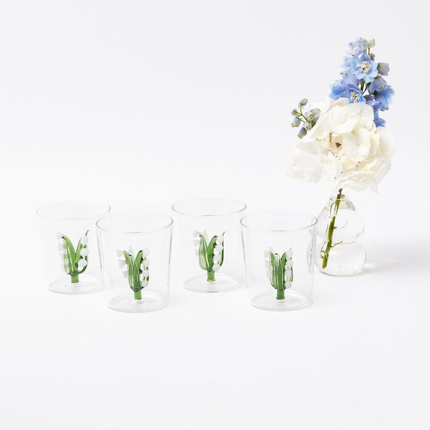 Lily of the Valley Glasses (Set of 4)