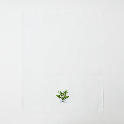 Lily of the Valley Linen Hand Towel