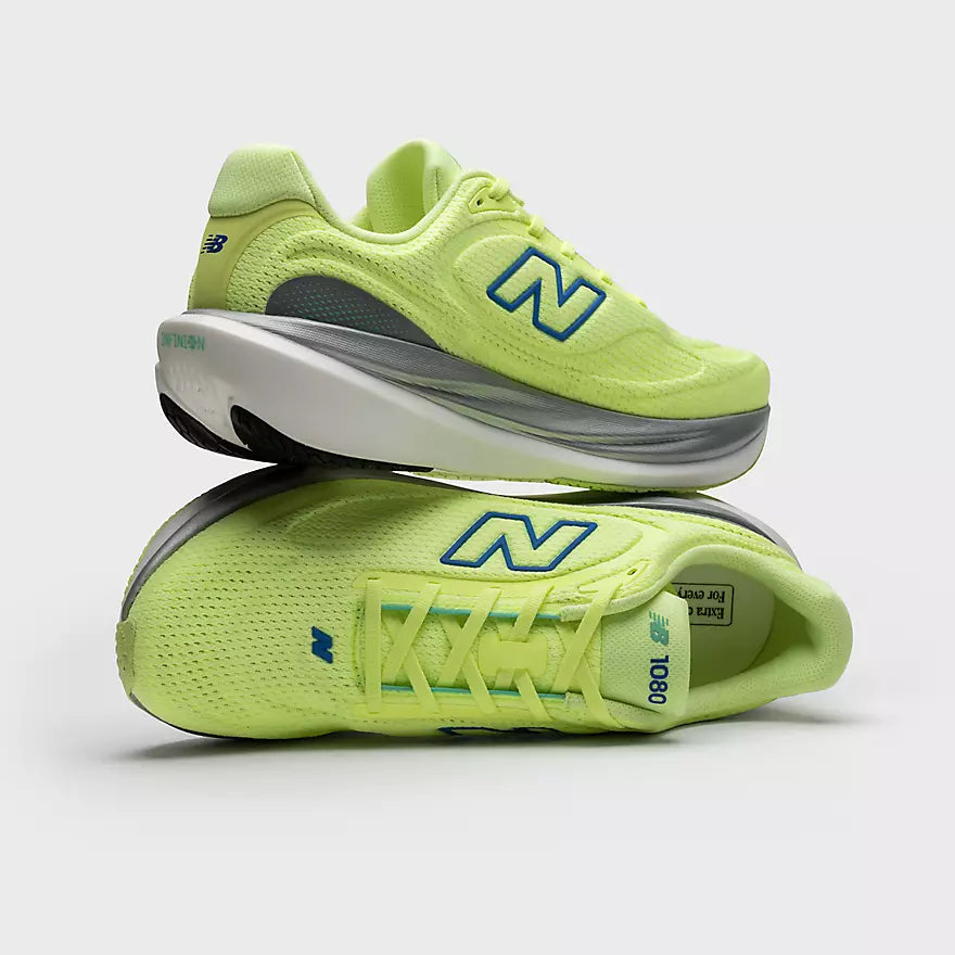 New Balance 1080v15 Wide (2E) Men's -Afterglow/Blue bird/Silver metallic