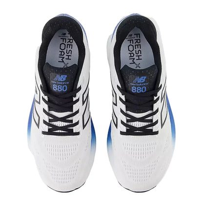 New Balance Fresh Foam X 880v15 Wide Men's - White/Blue Agate and Black